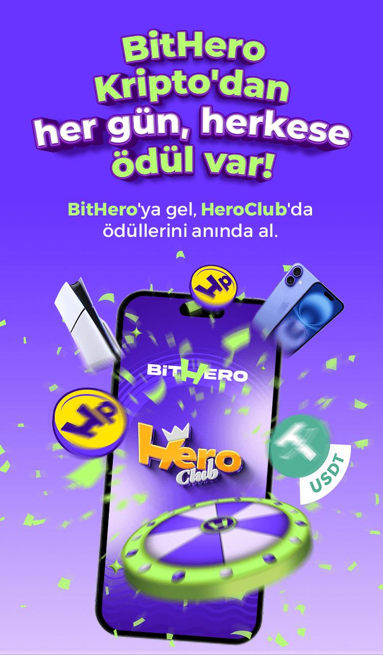 BitHero'da Her Gün Ödül Var Footer Banner